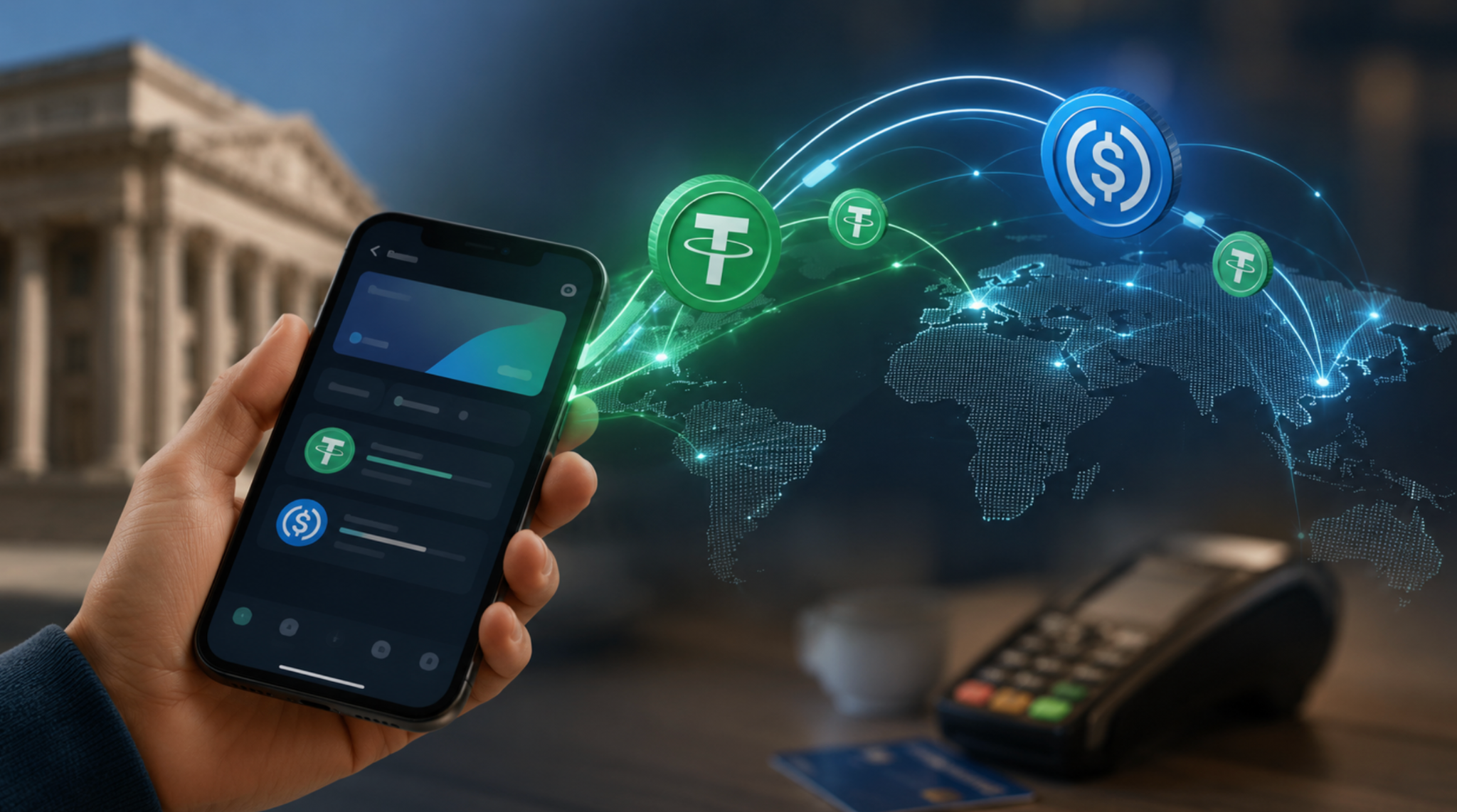 stablecoins future, replace banks with stablecoins, usdt compare, usdc benefits, digital payment solutions, blockchain financial infrastructure, stablecoin adoption, cryptocurrency banking alternatives, crypto payment systems, stablecoin regulation